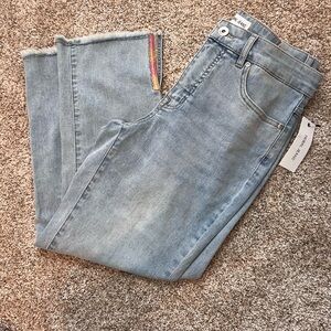 Audrey Tribal jeans with detail NWT